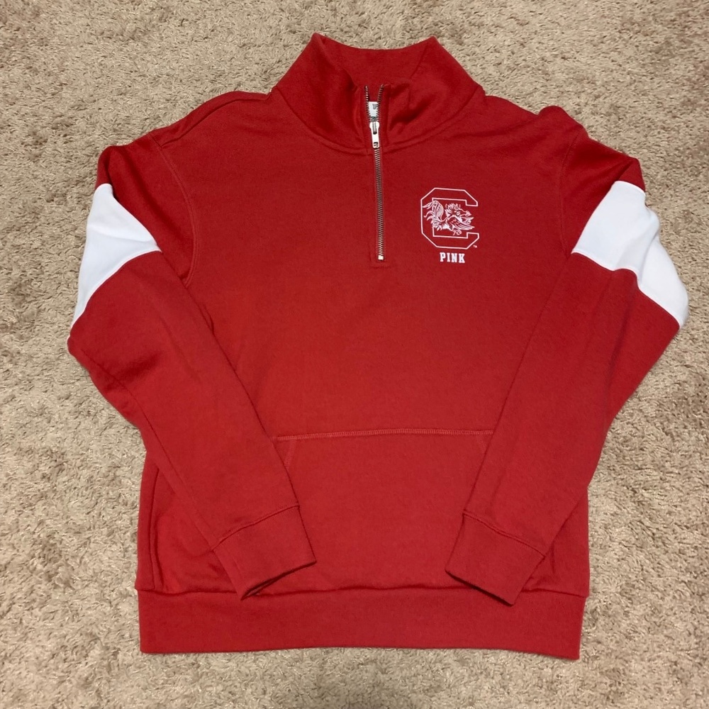 PINK Carolina Half-zip Sweatshirt
